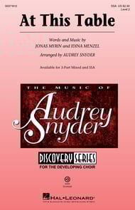 cover At This Table SSA choral sheet music cover